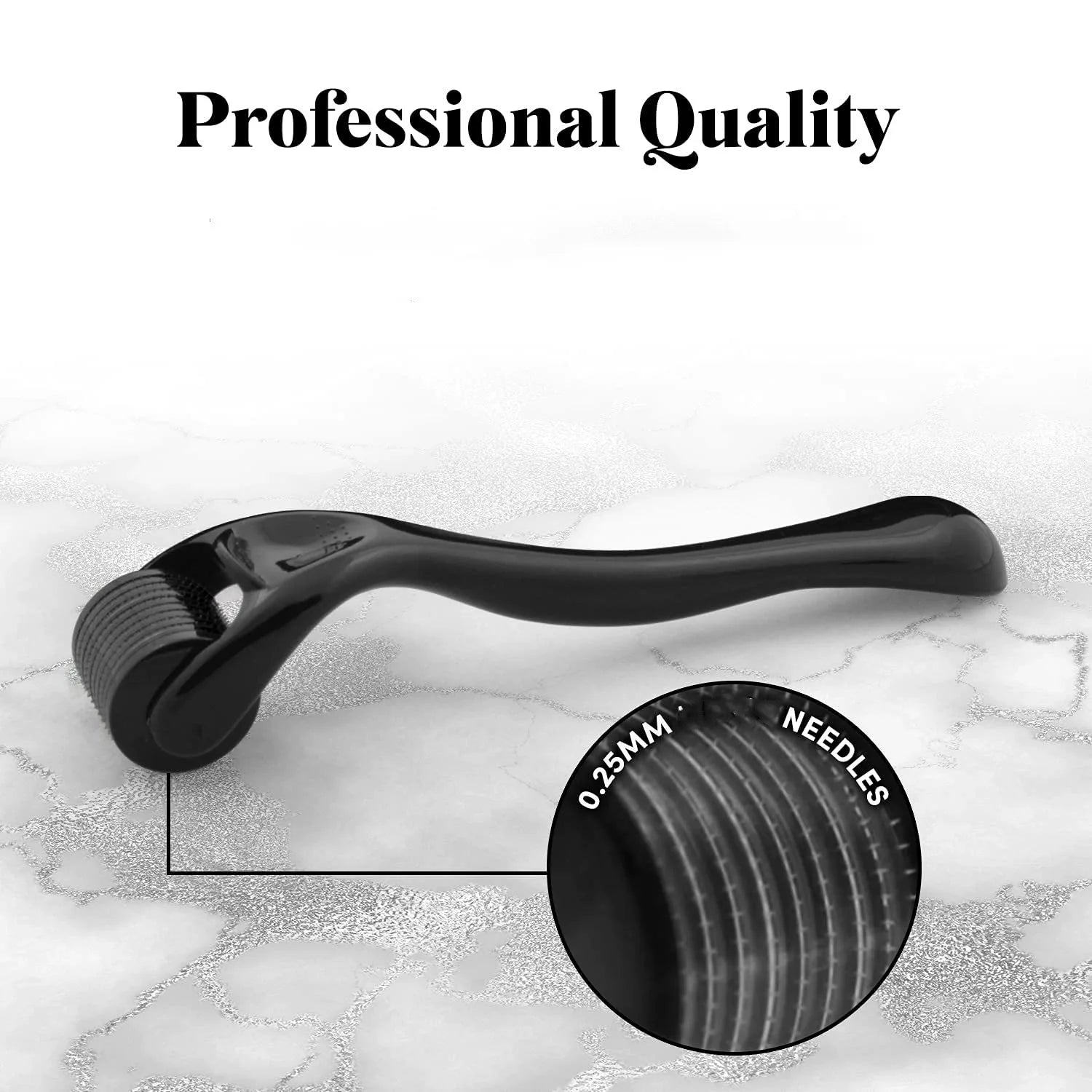 Professional 540 Needles for Facial Body Hair Growth Derma Roller for Skin Beard Beard Growth Micro Face Roller for Skin Care